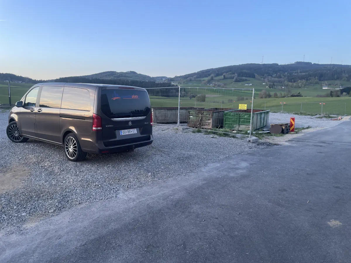 Baustelle der Gewerbefläche im Betriebsbaugebiet an der B38 - Mai 2026